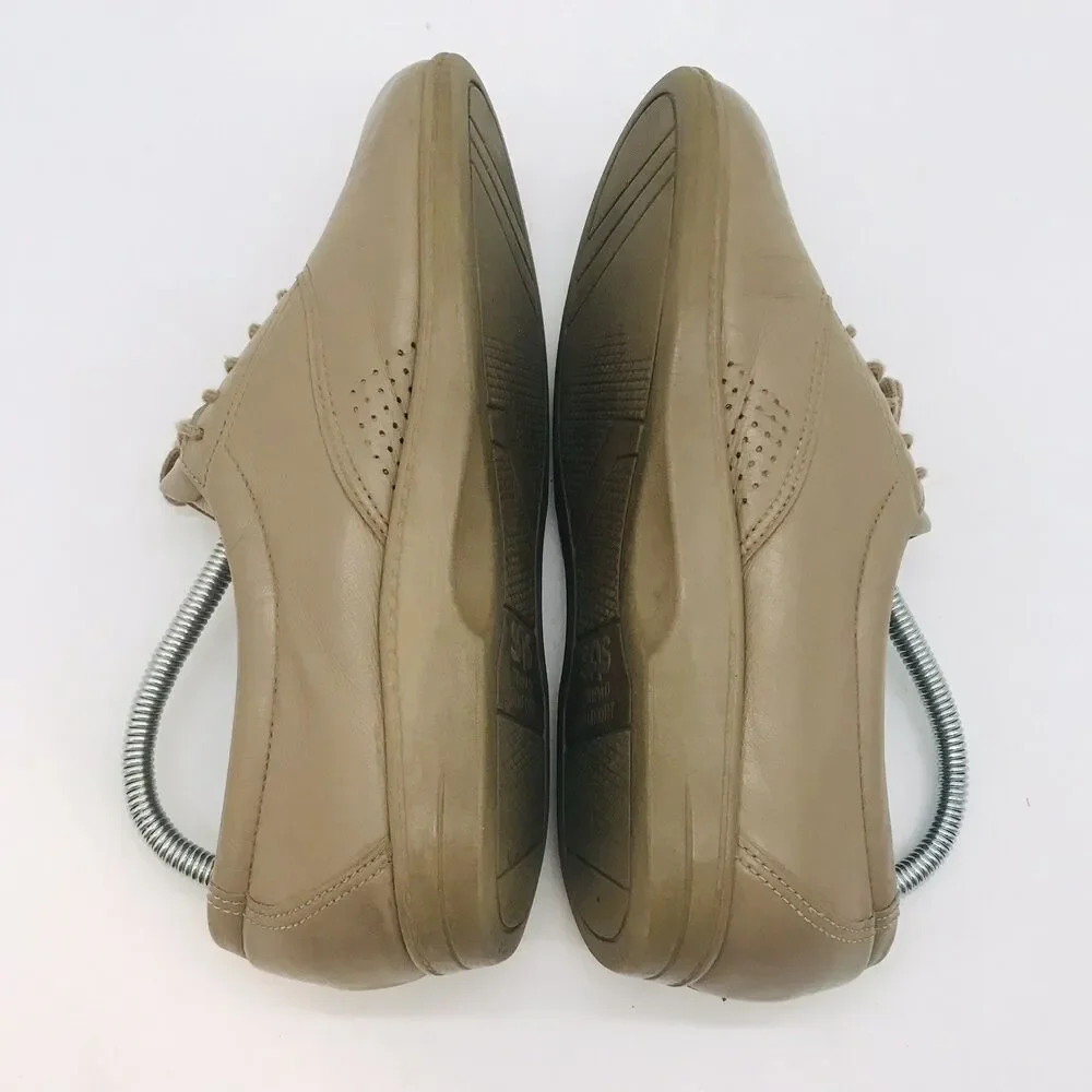 SAS Whisper TriPad Comfort Shoes Women's 5.5M Lace Up Leather Walking Sneakers